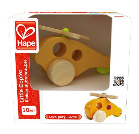 Jucarii din lemn - HAPE MICUL ELICOPTER