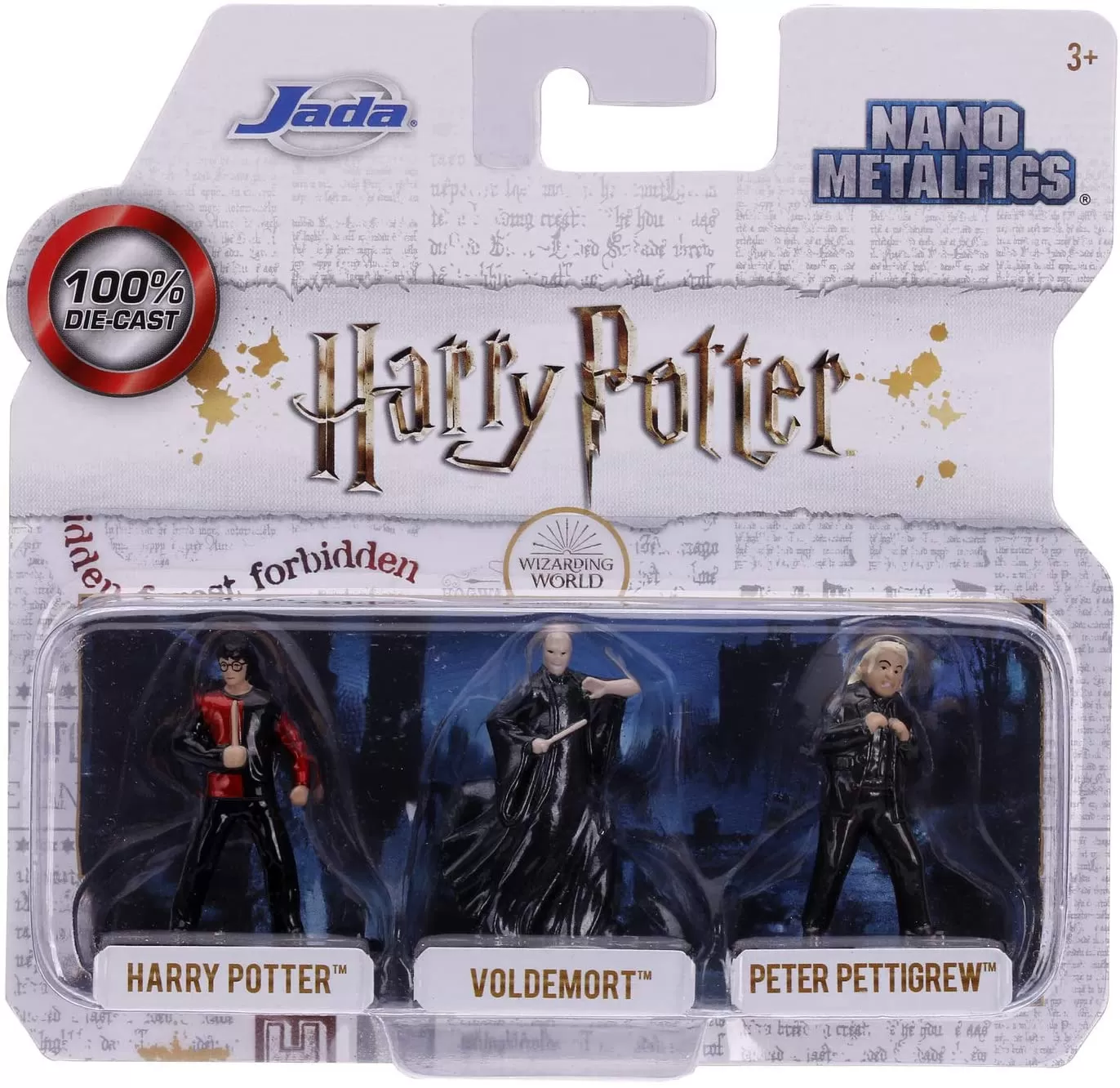 Figurine cu eroi si personaje - HARRY POTTER SET 3 NANOFIGURINE 4CM