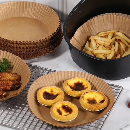 Hartie de copt pentru friteuza cu aer - rotunda - 23 cm - 50 buc/pachet [2]