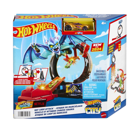 Universul Copiilor - HOT WHEELS CITY PISTA INAMICILOR BUCLA LILIACULUI
