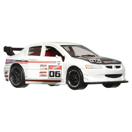 HOT WHEELS MASINUTA METALICA CU SISTEM PULL BACK LANCER EVOLUTION IX SCARA 1:43 [2]
