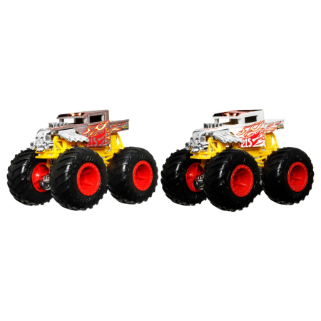 HOT WHEELS MONSTER TRUCK CAMION BONE SHAKER CU CULORI SCHIMBATOARE SCARA 1:64 [2]