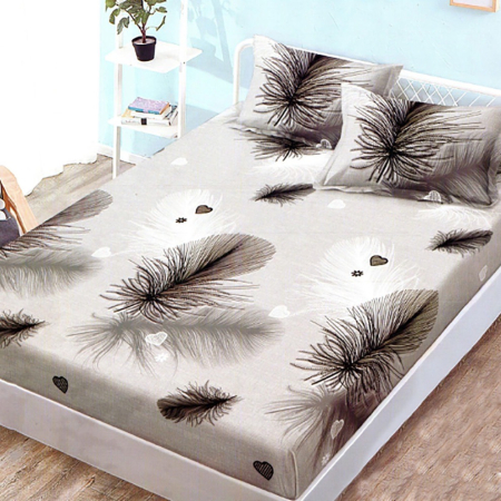 Huse de pat - Husă de pat finet + 2 fețe pernă (hf2fp82)