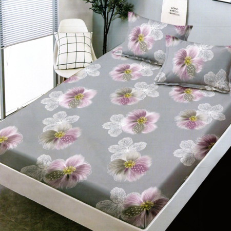 Huse de pat - Husă de pat finet + 2 fețe pernă (hf2fp87)