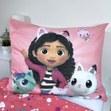 Set de lenjerie 2 piese, Gabby's Dollhouse, 140×200cm [3]
