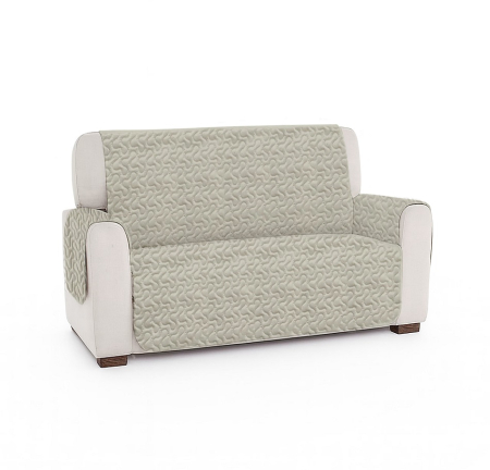 Textile pentru casă - Husa matlasata canapea 2 locuri, bej