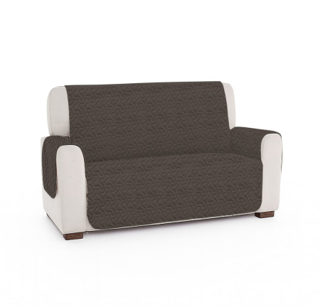 Textile pentru casă - Husa matlasata canapea 2 locuri,maro