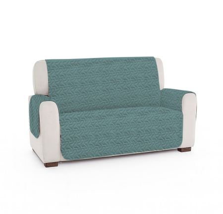 Textile pentru casă - Husa matlasata canapea 2 locuri,negru