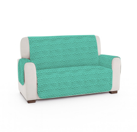 Textile pentru casă - Husa matlasata canapea 2 locuri,verde menta