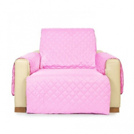 Textile pentru casă - Husa matlasata fotoliu,lila