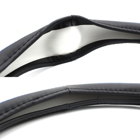 Husa volan auto - negru / albastru - CARGUARD [2]