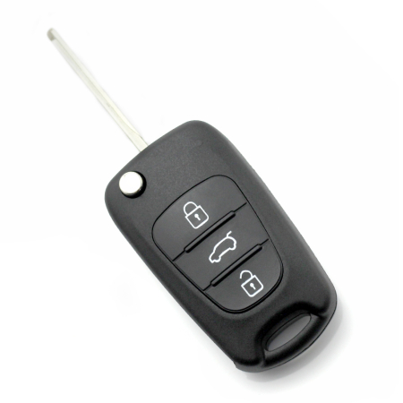 Hyundai - Hyundai - Carcasa cheie tip briceag, 3 butoane, lama pe stanga