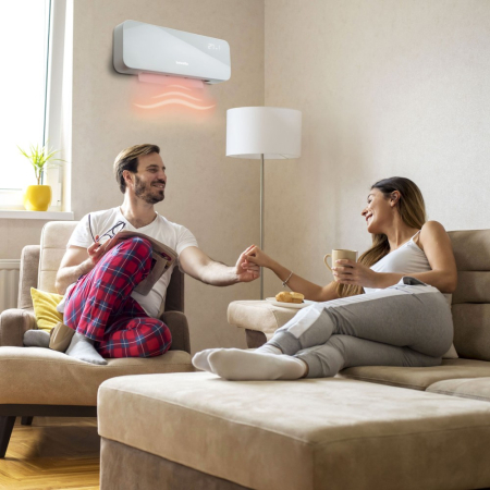 Încălzitor inteligent de perete Bewello - 1000/2000W - Tuya - 220 - 240V - opal [1]