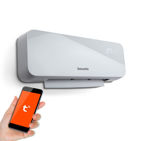 Articole pentru casă - Încălzitor inteligent de perete Bewello - 1000/2000W - Tuya - 220 - 240V - opal