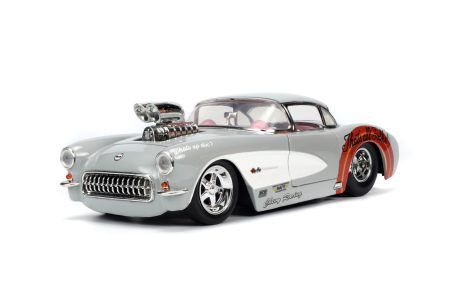 JADA MASINUTA METALICA BUGS BUNNY 1957 CHEVROLET CORVETTE 1:24 [2]