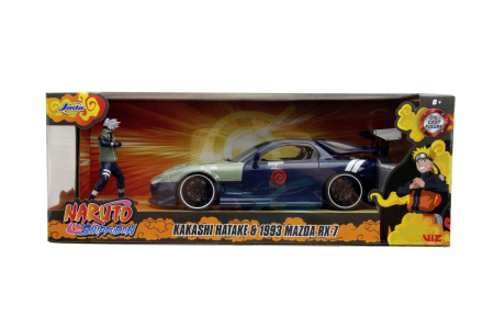 Mașinuțe, Motociclete, Elicoptere, Avioane - JADA MASINUTA METALICA NARUTO 1995 MAZDA RX 7 1:24