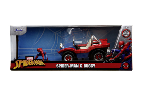 Mașinuțe, Motociclete, Elicoptere, Avioane - JADA MASINUTA METALICA SPIDER MAN BUGGY 1:24