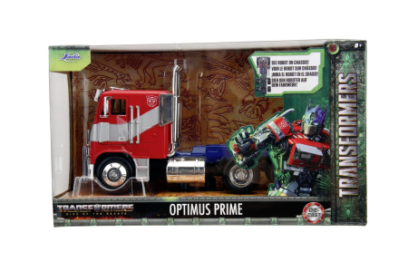Mașinuțe, Motociclete, Elicoptere, Avioane - JADA TRANSFORMERS T7 OPTIMUS PRIME 1 CAMION METALIC SCARA 1:24