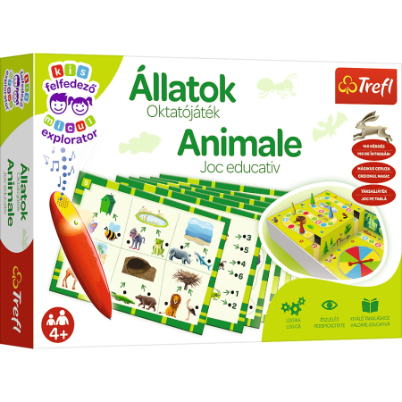 Jocuri și cărți de joc - JOC ANIMALELE CU CREION MAGIC