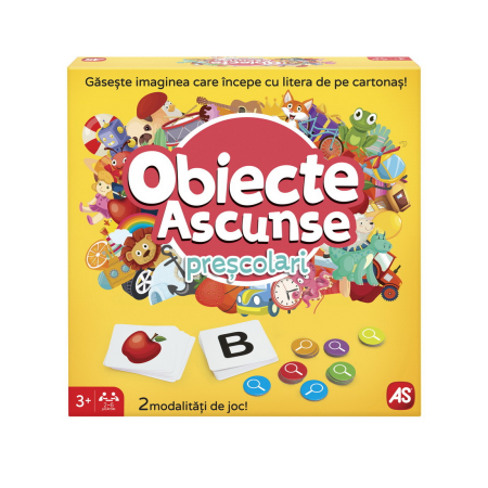 Jocuri și cărți de joc - JOC OBIECTE ASCUNSE PRESCOLARI