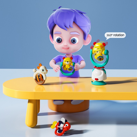 JUCARIE BEBE CU VENTUZA SI ZORNAITOARE URSULET [3]