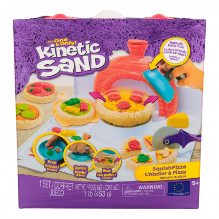 Universul Copiilor - KINETIC SAND ATELIER PIZZA 453G