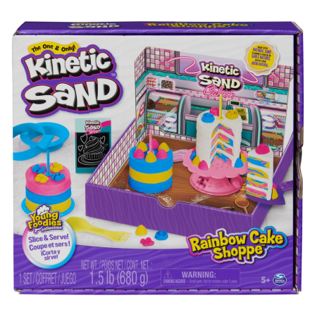 Jucării de exterior și grădină - KINETIC SAND SET NISIP COFETARIA CURCUBEU