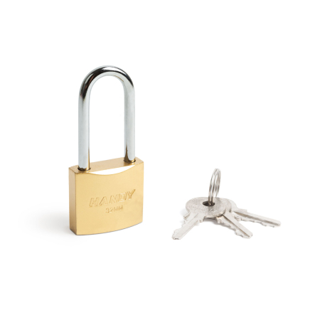 Accesorii de grădină - Lacat - 32 mm, cu belciug lung Ø 5 mm
