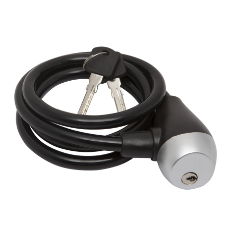 Articole pentru casă - Lacat bicicleta10 mm x 120 cmnegru