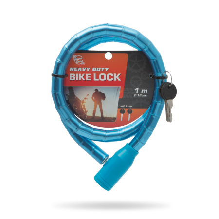 Lacăt pt. bicicletă tip role de oţel Ø18 mm [1]