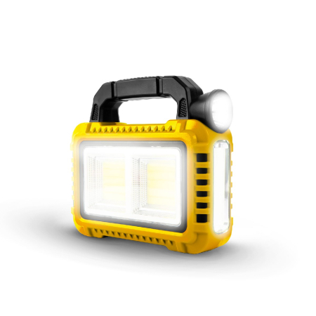 Lampă multifuncțională de mână cu panou solar, USB-C, 6 moduri de iluminare, 8 LED-uri, 3600 mAh [3]