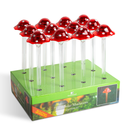 Lampă solară ciupercă - 33,5 cm - 1 LED alb rece [3]