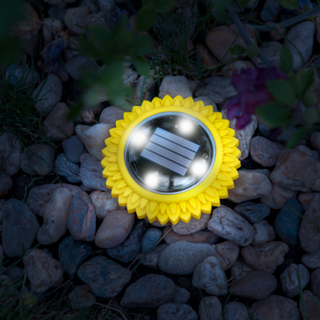 Lămpi solare - Lampă solară LED - galben - alb rece - 11,5 x 2,3 cm