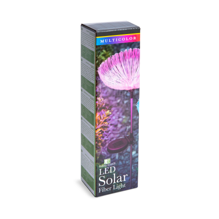 Lampă solară meduză  cu fibră optică - 80 cm - LED color [2]