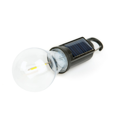 Lampa solară suspendată, formă bec, USB-C, 100 lumeni, 400 mAh [3]
