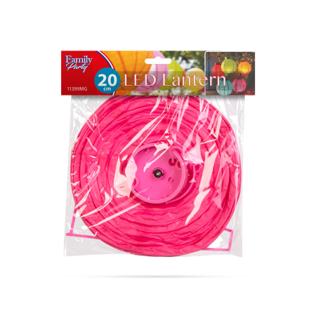 Lampion LED - magenta - 2 x AAA [2]