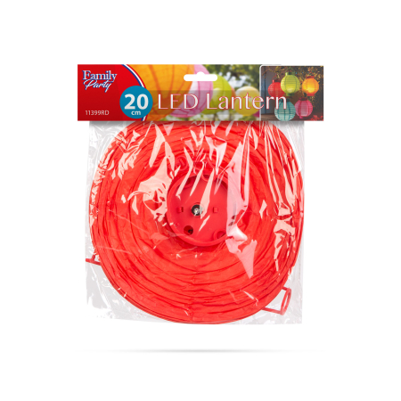 Lampion LED - Roșu - 2 x AAA [2]