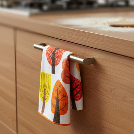 Decorațiuni de toamnă - Lavetă din microfibră cu model de toamnă – set 2 bucăți, 58 x 38 cm