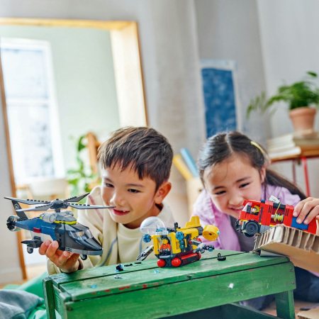 LEGO CITY ELICOPTER, CAMION DE POMPIERI SI SUBMARIN REMIXATE 60462 [2]