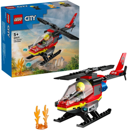 LEGO CITY ELICOPTER DE POMPIERI 60411 [4]