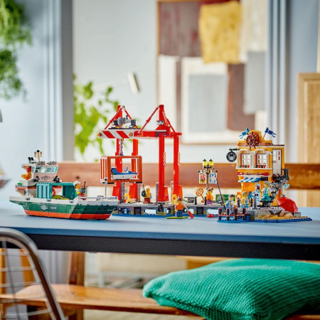 LEGO CITY PORT SI NAVA DE TRANSPORT MARFA 60422 [3]