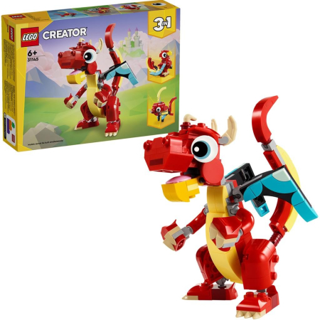 LEGO CREATOR 3IN1 DRAGON ROSU 31145 [5]