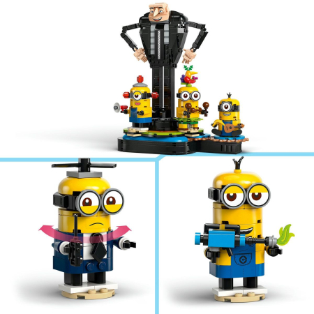 LEGO DESPICABLE ME4 GRU SI MINIONII DIN CARAMIZI 75582 [3]
