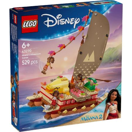 LEGO - LEGO DISNEY CANOEA DE AVENTURA A MOANEI 43270