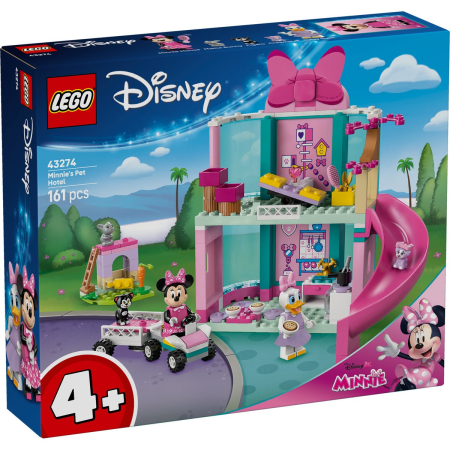 Mickey și Minnie - LEGO DISNEY HOTELUL PENTRU ANIMALE DE COMPANIE A LUI MINNIE 43274 