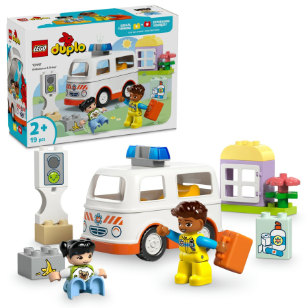 LEGO DUPLO AMBULANTA SI SOFER 10447 [7]