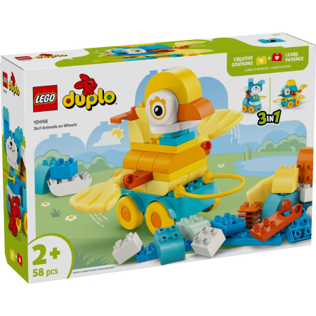 Universul Copiilor - LEGO DUPLO ANIMALE PE ROTI 3 IN 1 10448
