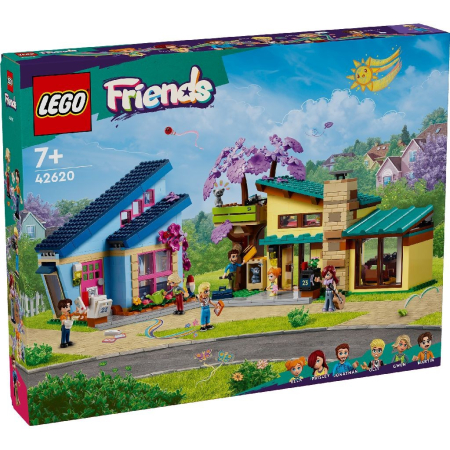 LEGO - LEGO FRIENDS CASELE FAMILIALE ALE LUI OLLY SI PAISLEY 42620