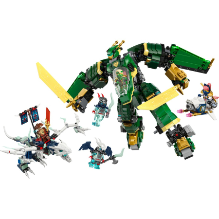 LEGO NINJAGO ROBOTUL AVION CU REACTIE AL LUI LLOYD 71845  [1]