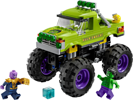 LEGO SUPER HEROES HULK IN VEHICUL DE TEREN CONTRA LUI THANOS 76312 [2]